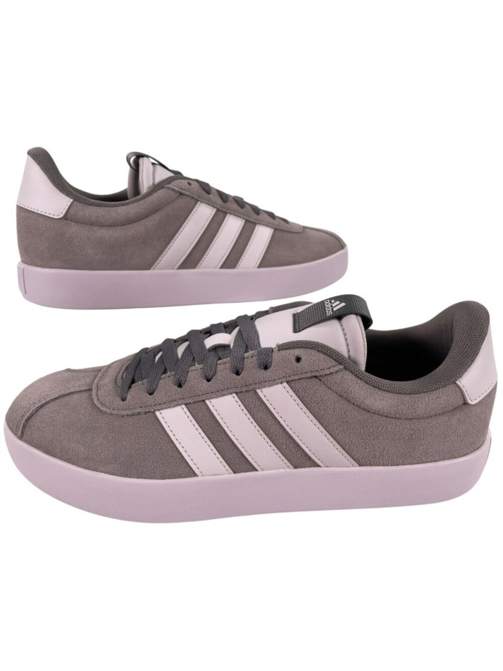 Adidas VL Court 3.0 Sneakers Gray/White Casual Shoes Sportswear Men's Sz 8.5 NEW